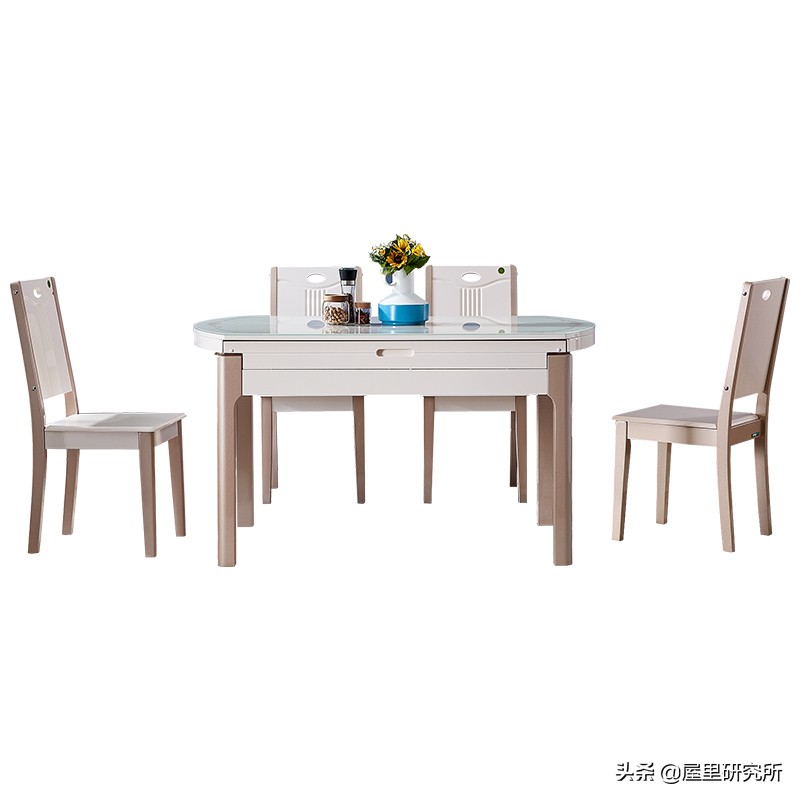 餐桌椅组合小户型家用现代简约,极简小户型餐桌椅推荐