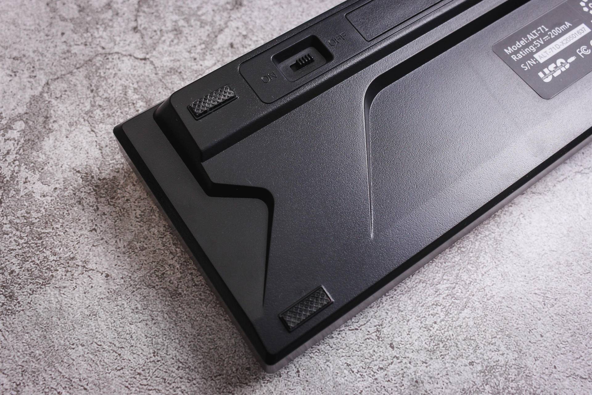 高斯机械rgb键盘测评,高斯alt71双模迷你机械键盘