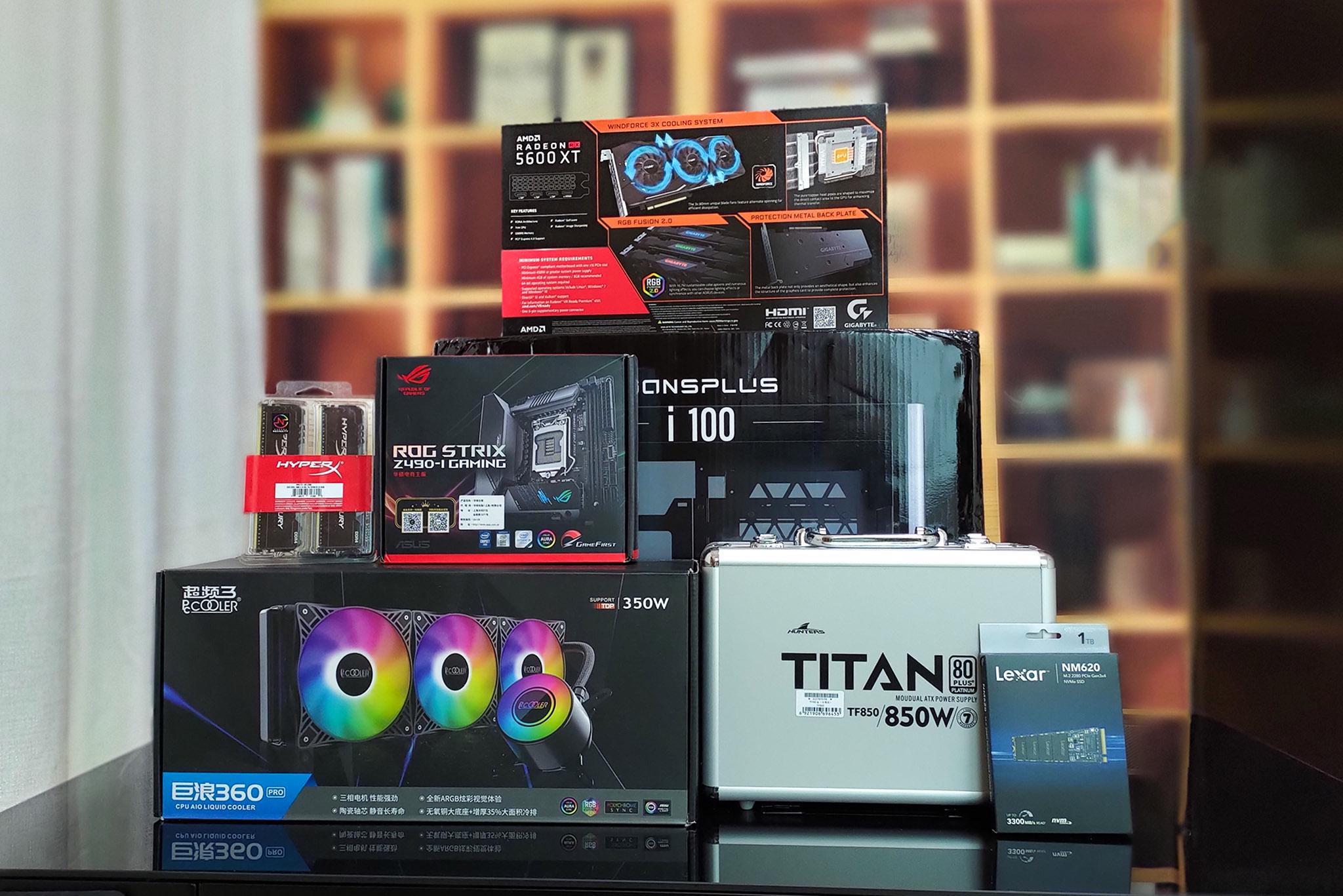 360水冷itx装机,itx乔思伯i100pro装机视频