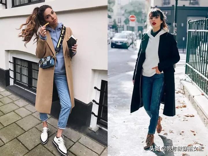 红色长大衣和黑色长大衣哪个好看,小个子穿长大衣怎么搭配好看
