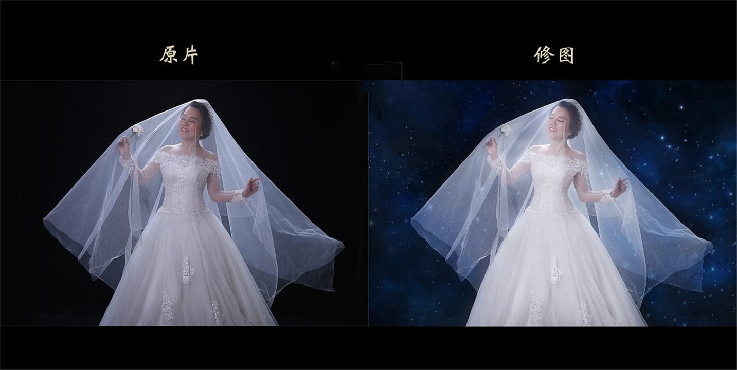 “P图”大神厉害了，有这技术还怕你的婚纱照不好看吗？