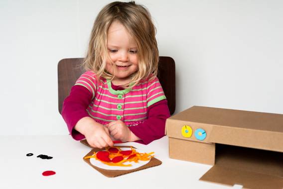 鞋盒手工创意小学,4-6岁儿童鞋盒手工小汽车