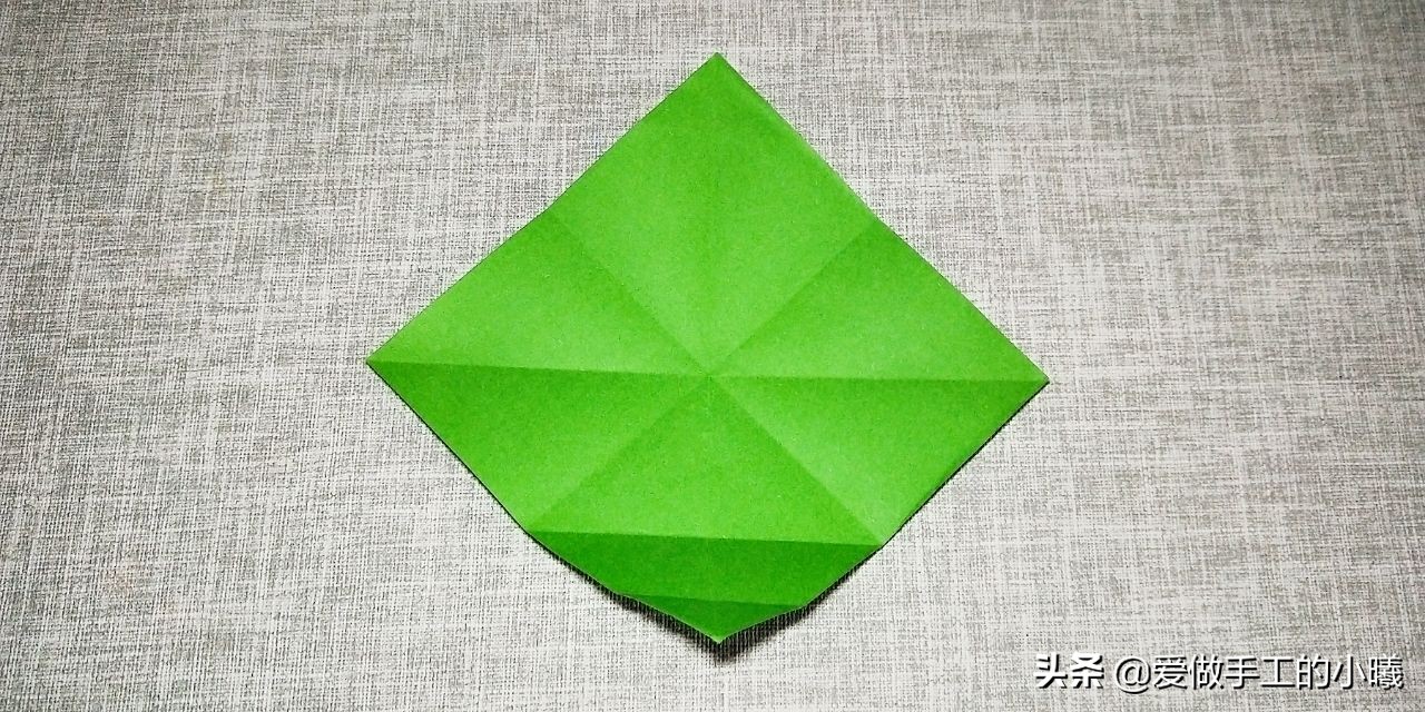 小清新树叶书签折纸，世界读书日专属教程，送给爱阅读的你