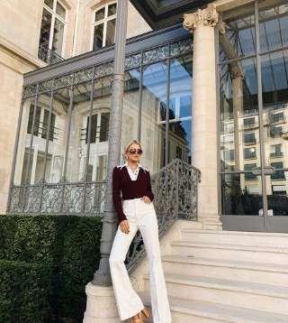 厚重有质感的白色裤子,白色裤子看着很low吗