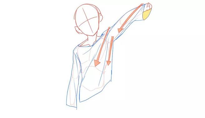 油画衣服的褶皱怎么画,衣服的褶皱怎么画图片