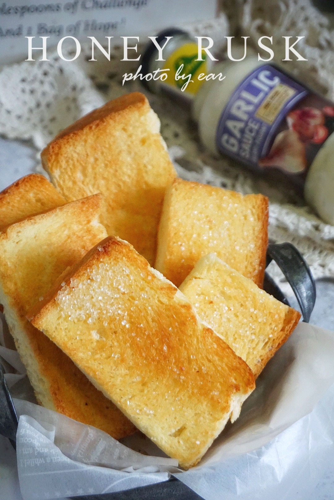 黄油面包干教程,蜜糖黄油面包干步骤