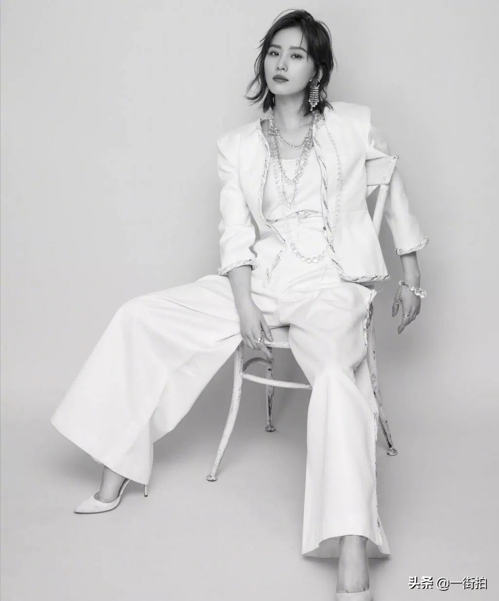 刘诗诗霸气短发,刘诗诗清爽短发随性潇洒