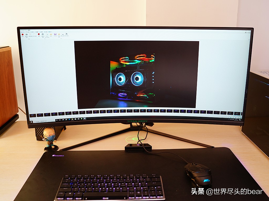 泰坦军团a34qgn曲面带鱼屏实测,泰坦军团a34qgn曲面屏评测