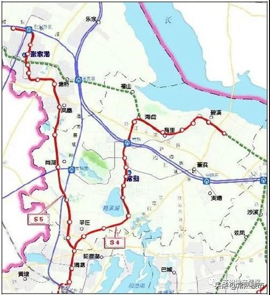 常熟地铁线路图最新规划图,常熟地铁10号线最新消息