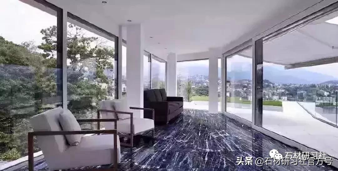 石材蓝色经典,经典蓝石材