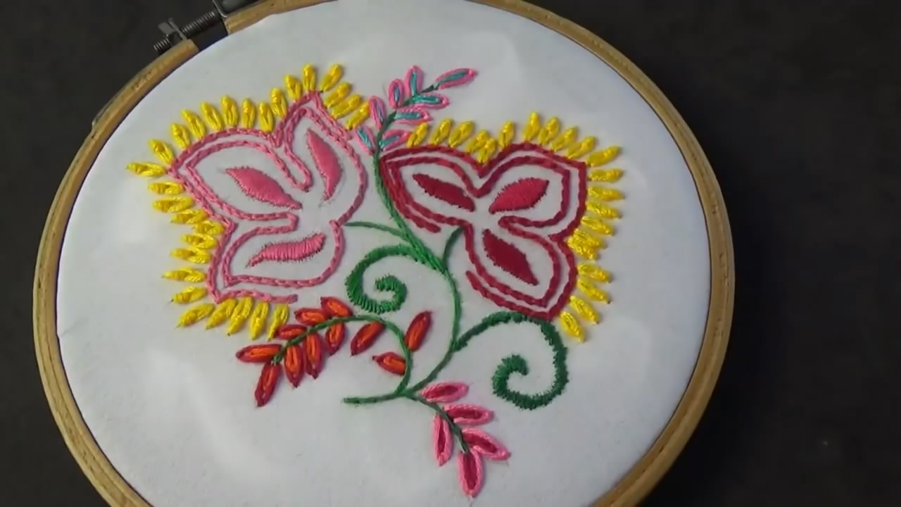 绣花的入门基本方法,如何绣花简单又好学