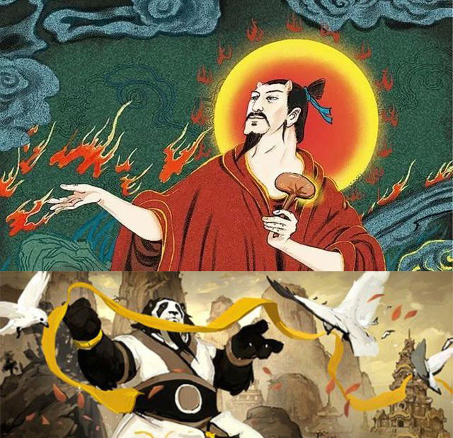 魔兽世界熊猫人种族的来历,魔兽世界熊猫人之谜封面上是谁