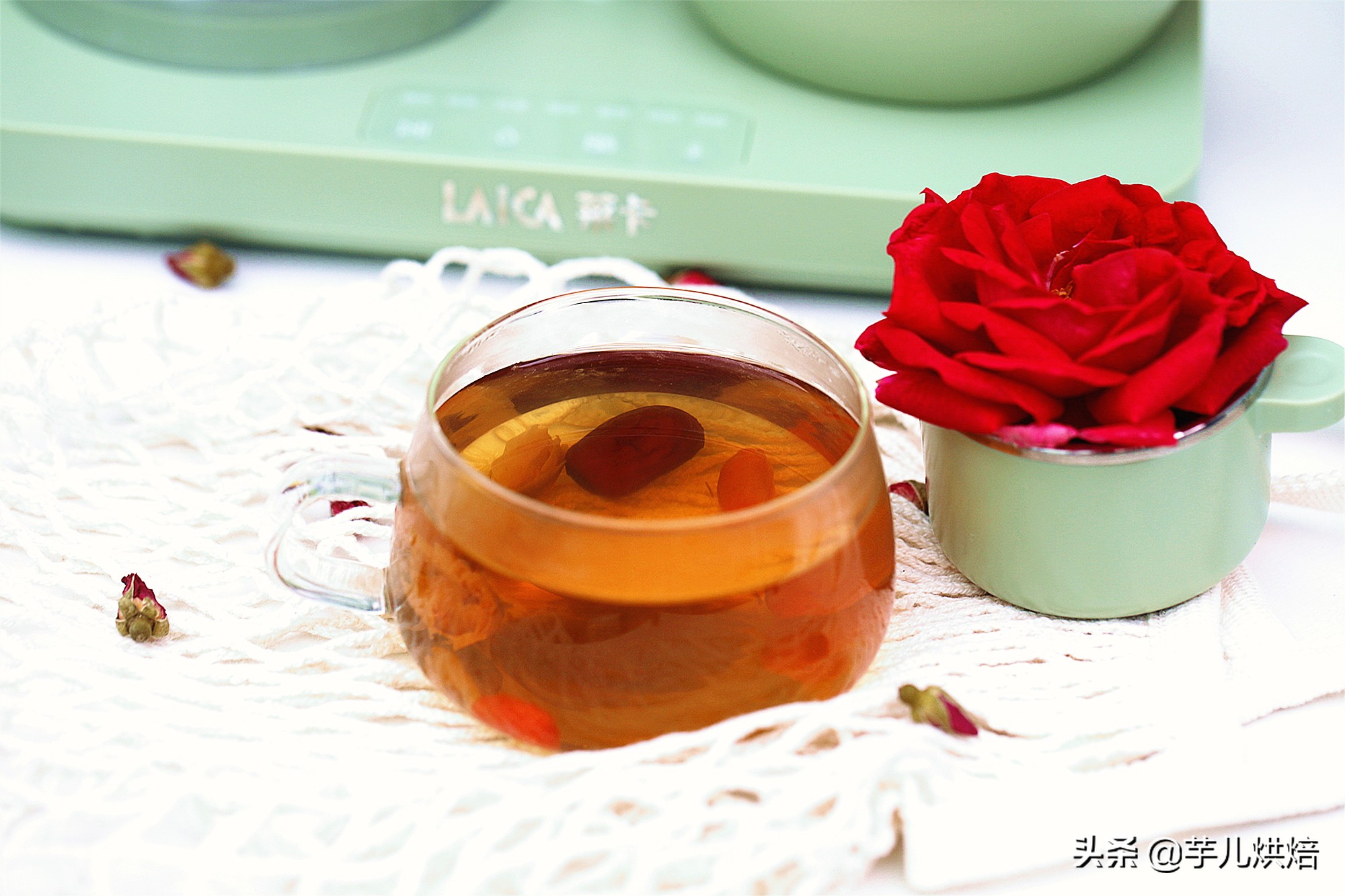 好喝的养生美颜花茶每天来一杯,花茶养颜酸酸甜甜超好喝