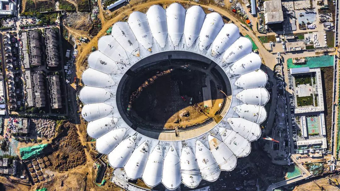 西安奥体中心石榴花体育馆,西安奥体中心全景剧透