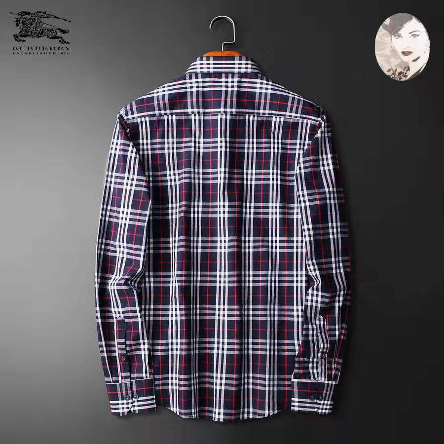 巴宝莉格子衬衫专柜最新款,巴宝莉经典格子衬衫图片