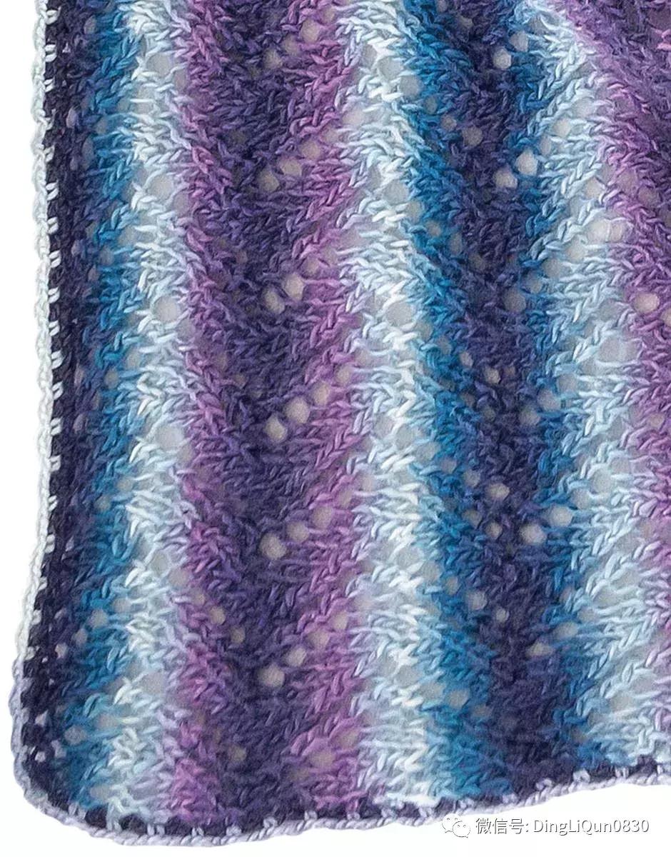 围巾编织教程10-15岁,圆肩针织宽松套头衫小款编织