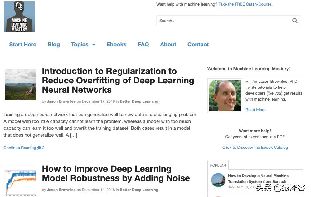 40个必读的AI/机器学习世界顶尖博客