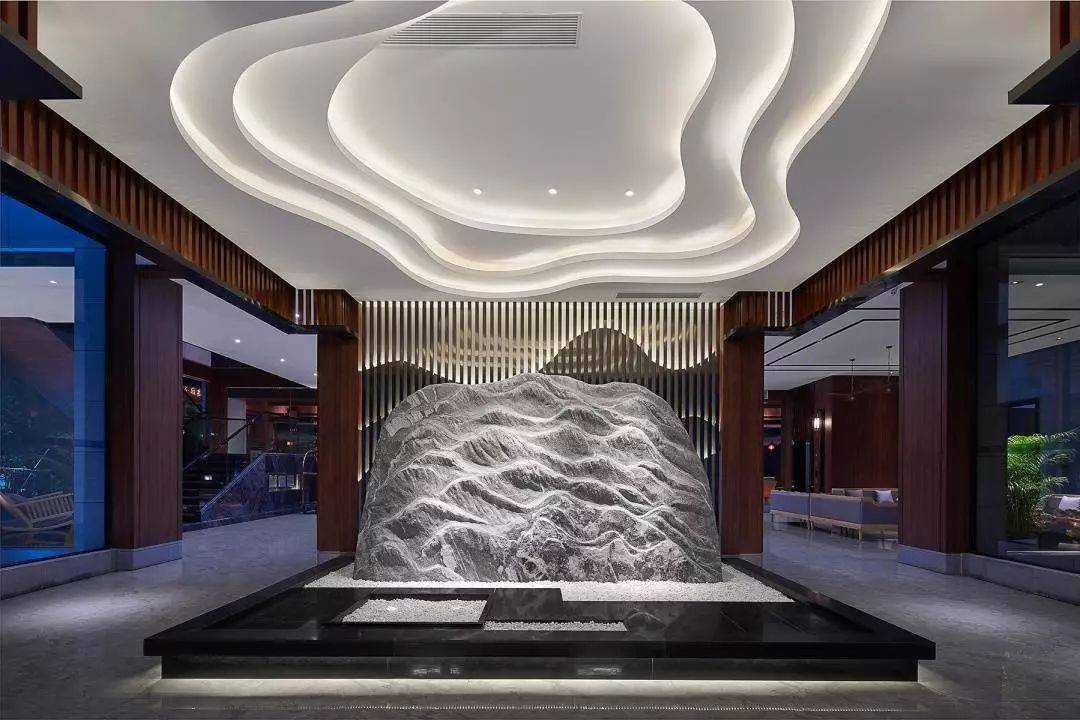 隐藏在英德一座微派风格的酒店—一幅灵动与纸上的古邑国画