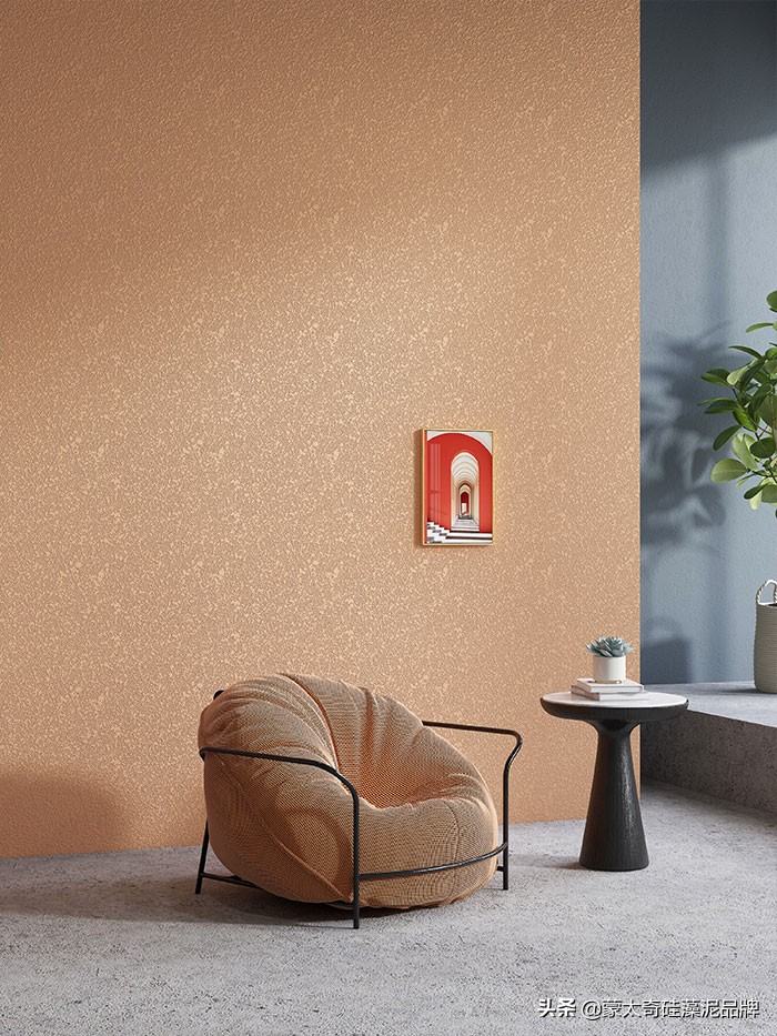 蒙太奇硅藻泥装饰施工,现在还流行硅藻泥装修吗