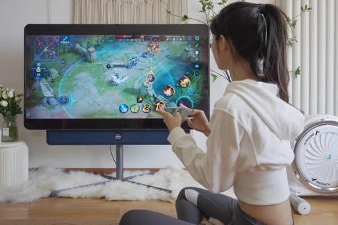 tcl智慧屏旋转电视,tcl旋转电视测评