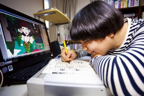 日本著名插画师二次元,日本插画师人物作品欣赏