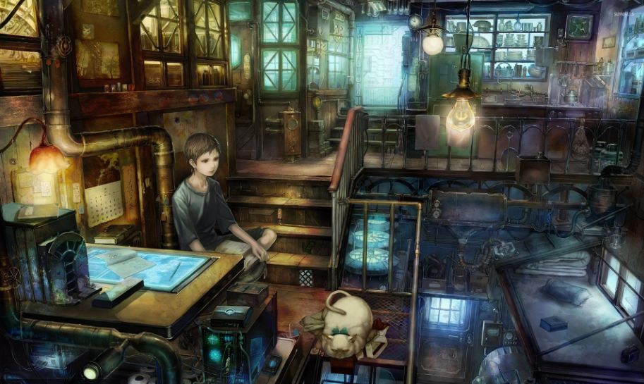 蒸汽朋克风创意美术,蒸汽朋克幻想风格