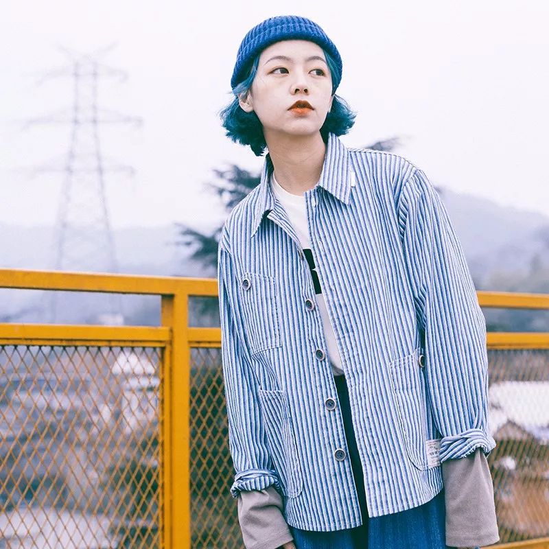 蓝色系单品look,蓝色好看的单品