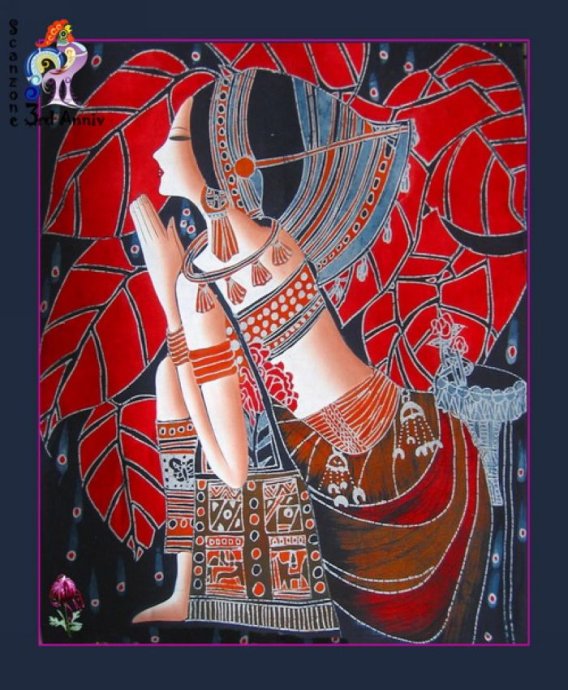 贵州扎染艺术简介,苗族蜡染艺术作品欣赏