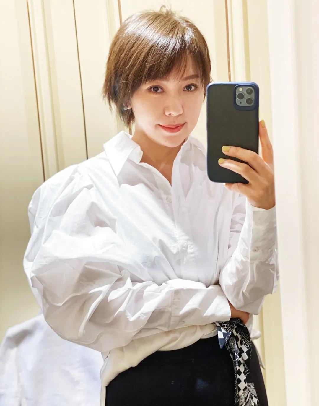 岳晓琳发型设计黄金法则,岳晓琳男发造型