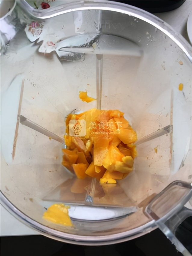 芒果沙冰的做法与配方,大口九芒果沙冰