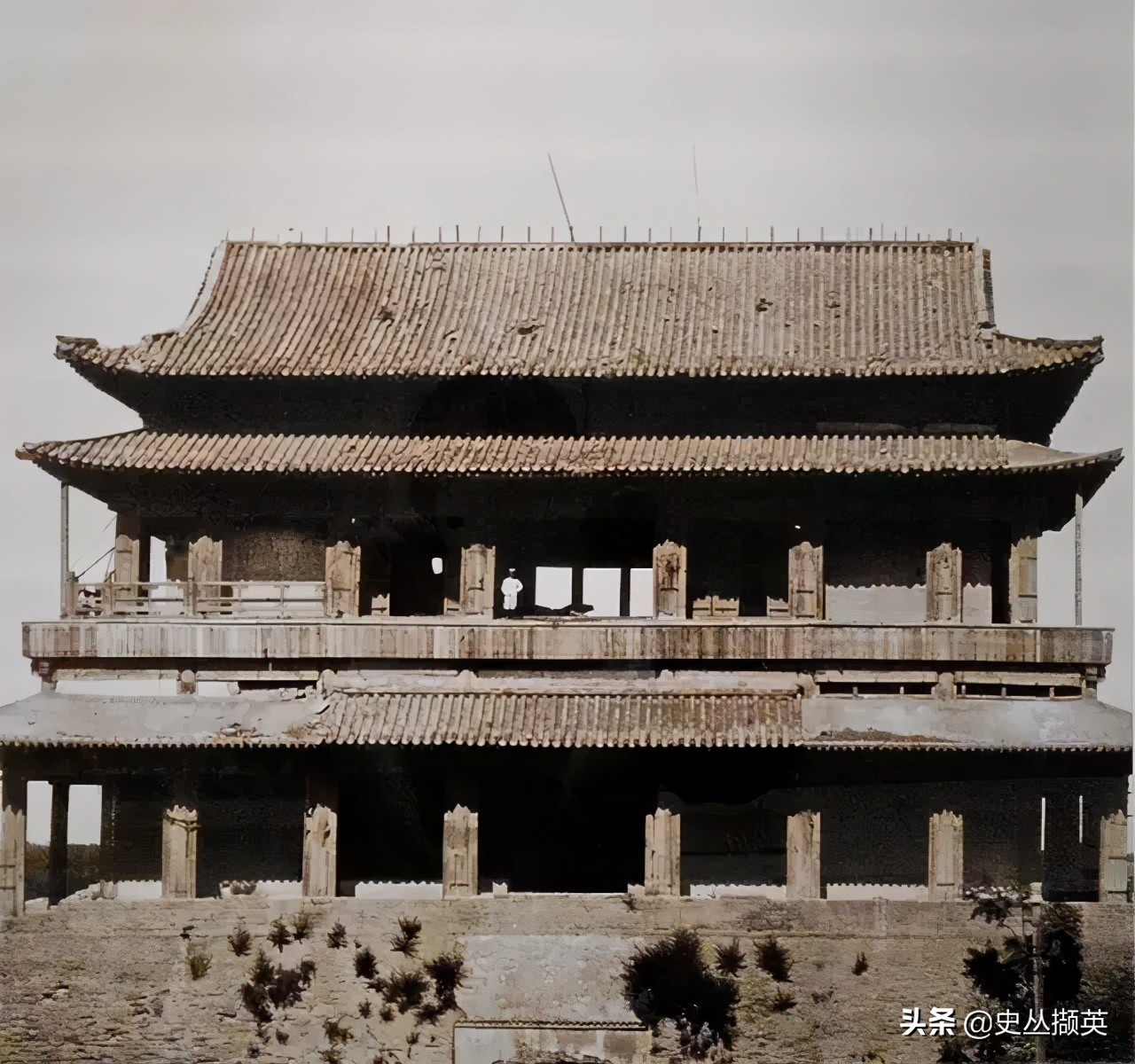 明清时期老北京安定门风貌,清末老北京的城门之永定门