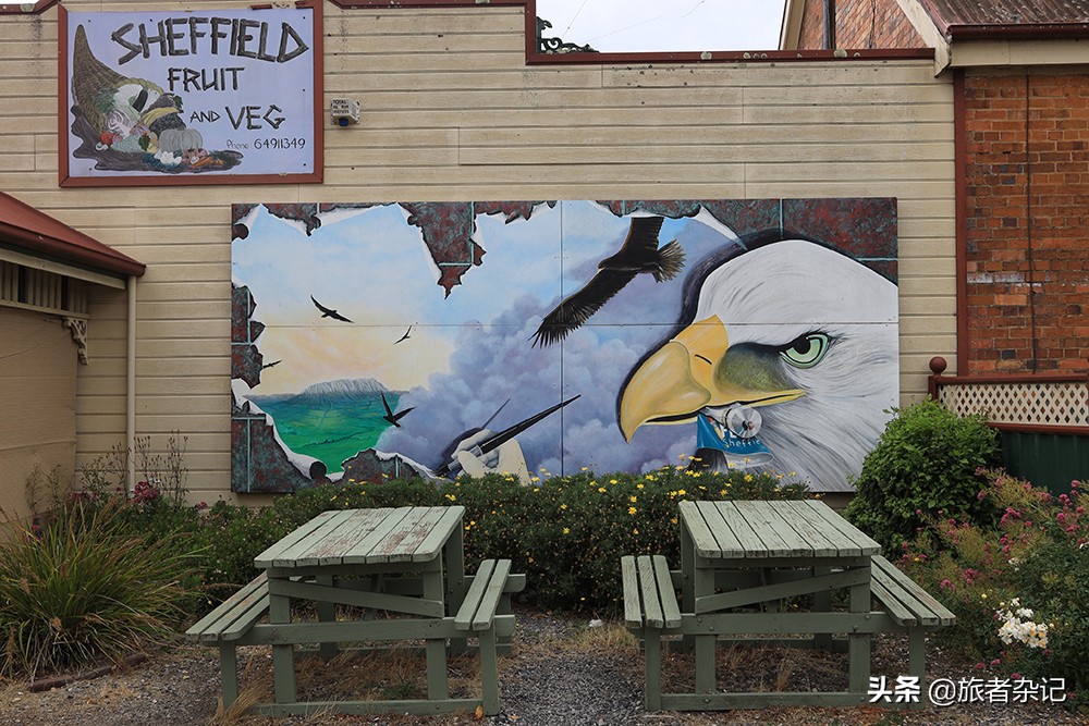 谢菲尔德壁画小镇图片,塔斯马尼亚壁画小镇谢菲尔德小镇