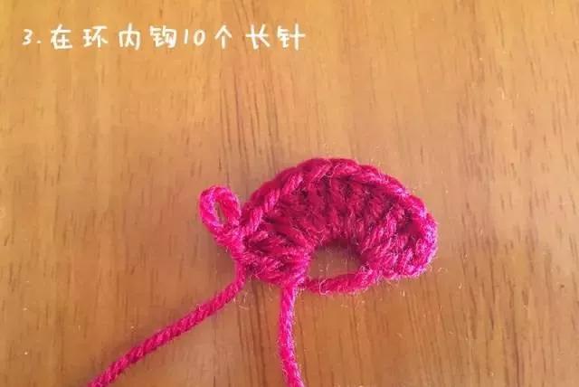 给宝宝钩帽子新年大红色,给宝宝钩太阳帽子