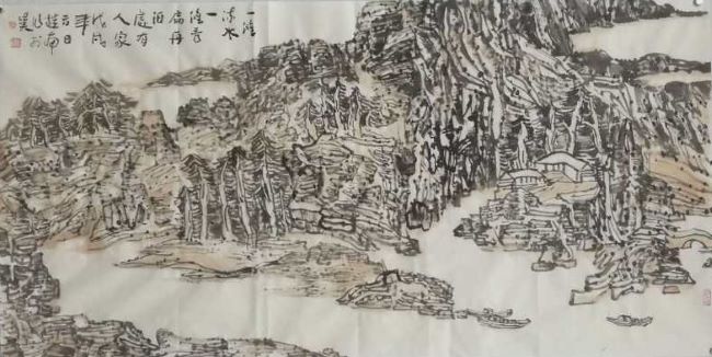 丹青笔墨寄山水:读周桂南水墨山水画意趣