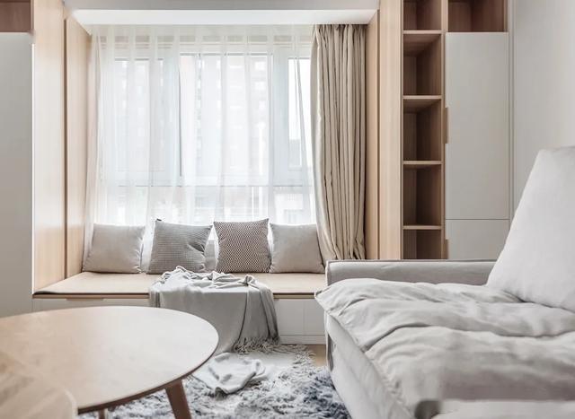 原木风吊顶效果图客厅简约,简约原木风