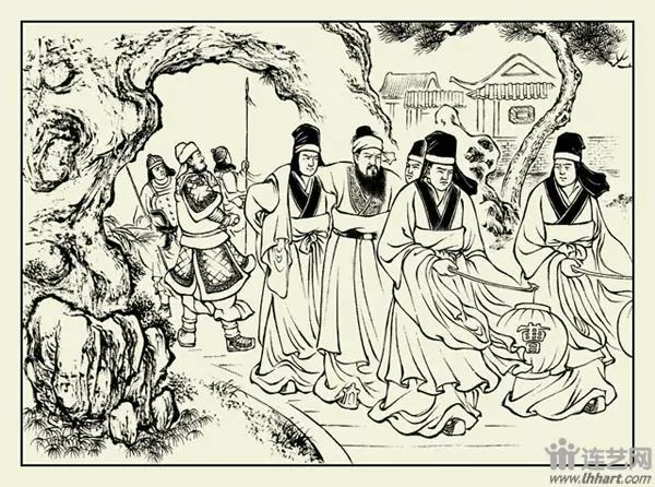 三国故事初出茅庐连环画,三国故事连环画受禅台