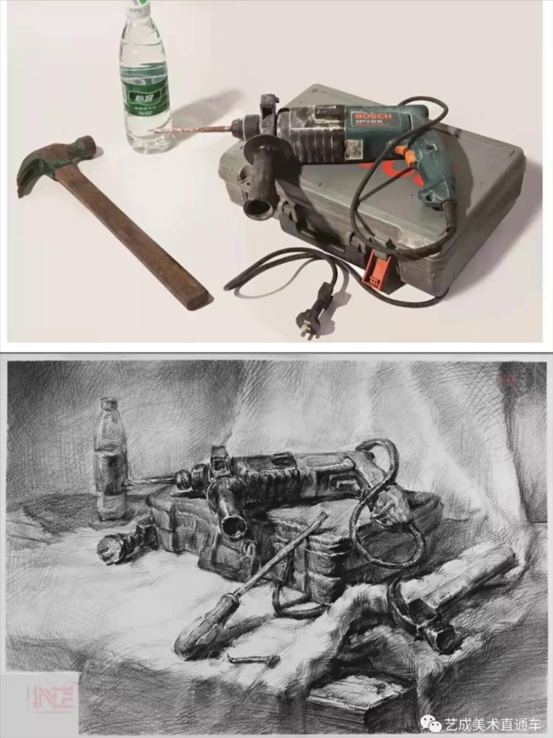 美术素描考试满级作品,素描人物高分卷四大特点