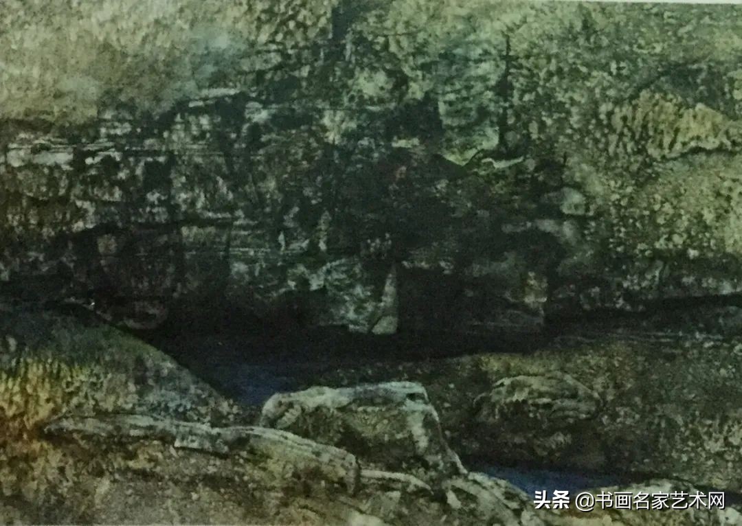 杨兴雅意向山水油画作品欣赏,艺术中国杨建宏绘画作品鉴赏