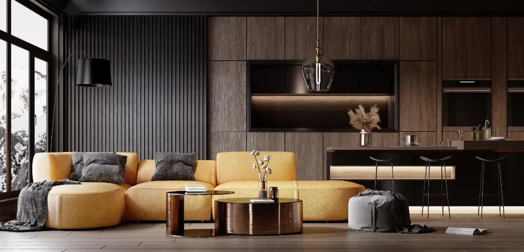 60平米沙发款式,60平小户型法式沙发墙