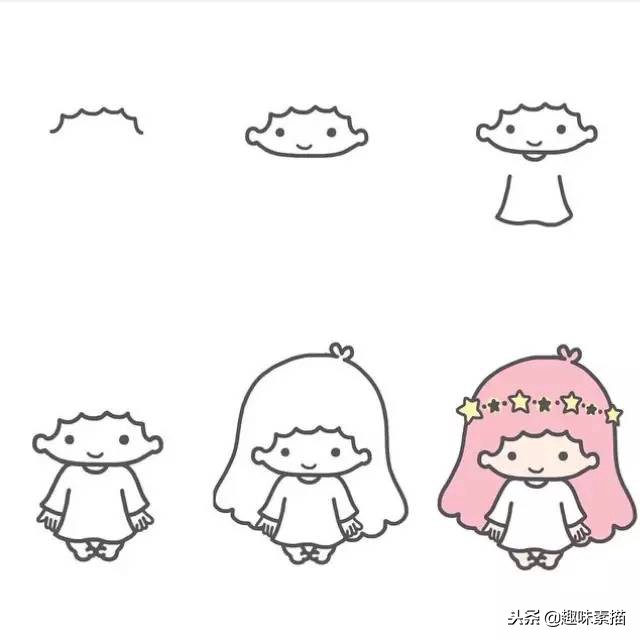 简单易懂的动漫人物画法教程,动漫人物的画法及步骤