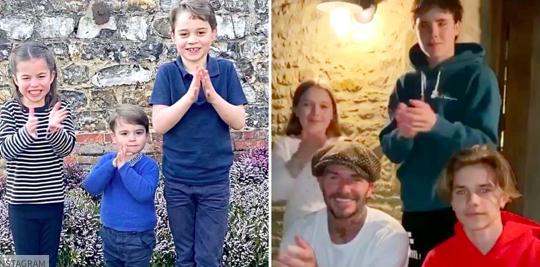 乔治王子三兄妹掀全球拍掌风支持抗疫，网友致梅根：这才是正能量