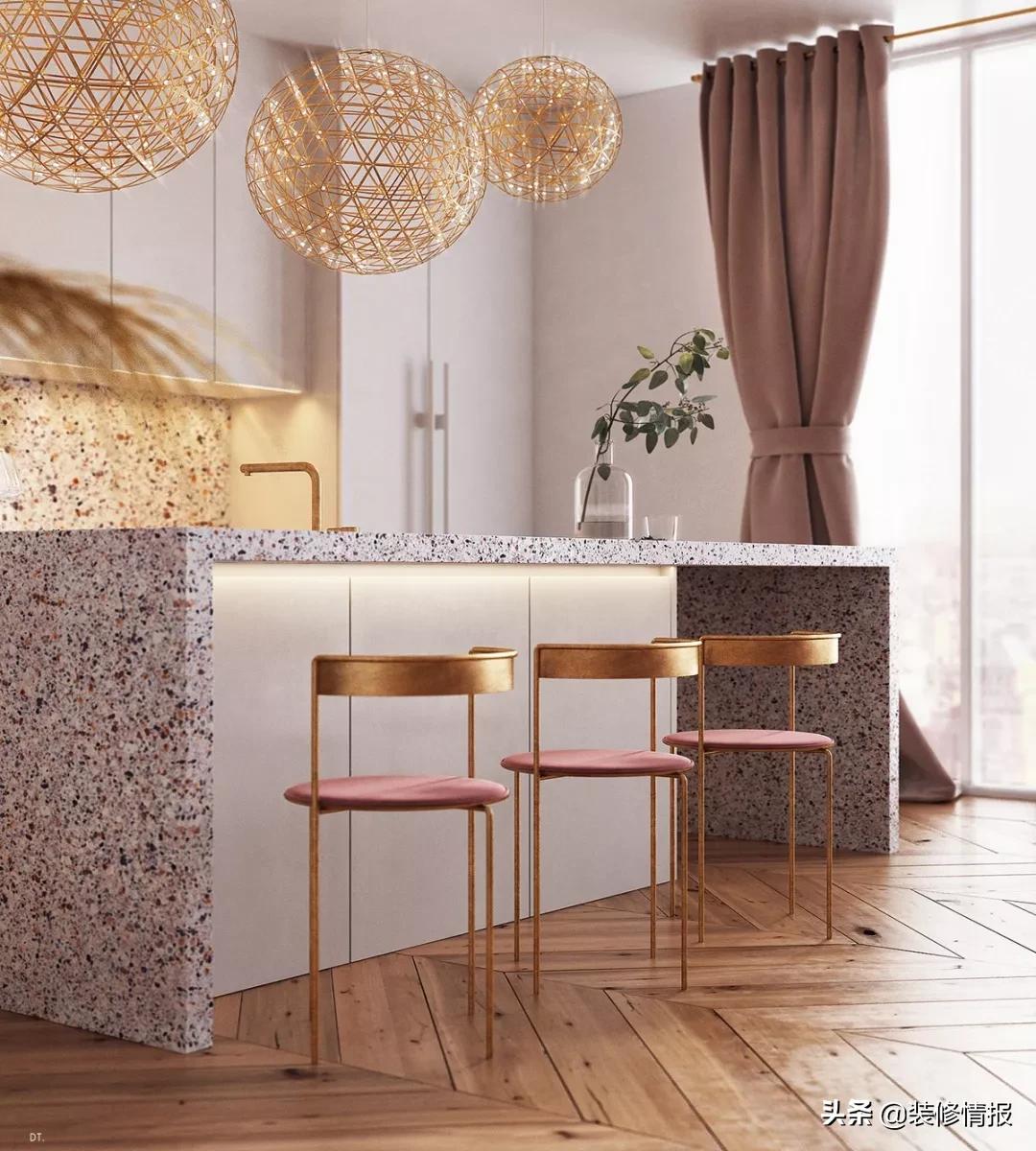 水磨石高颜值设计,大气上档次水磨石