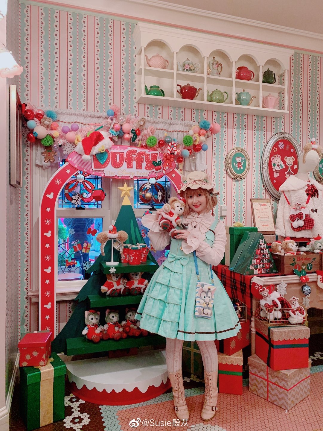 显瘦蓝色lolita夏季,好看显白凉快的lolita