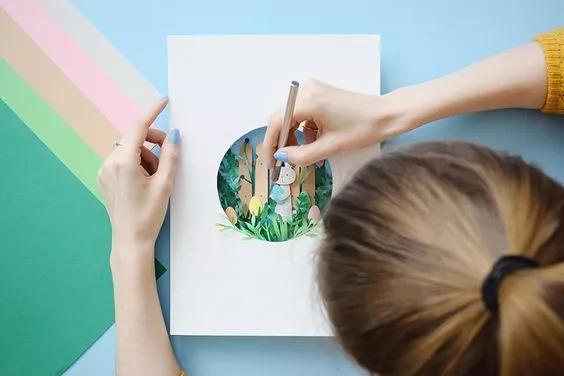 又好看又好玩的手工剪纸教程,剪纸手工教程复杂立体感强