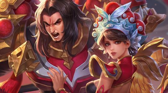 王者荣耀虞姬云霓雀翎与原皮比赛,王者荣耀虞姬新皮肤与女英雄合体