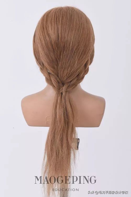 中分马尾扎中低马尾好看技巧,低马尾怎么扎才好看发量少
