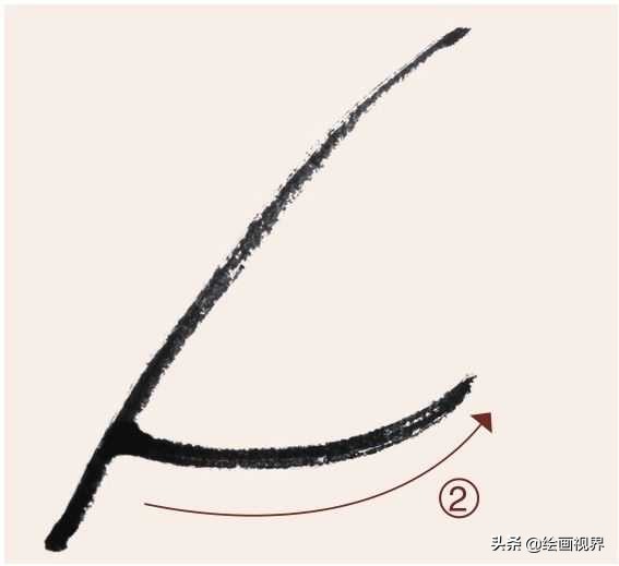 国画梅枝的穿插和笔法,国画梅入门教程