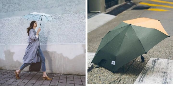 胶囊伞晴雨两用伞,高颜值透明长柄伞推荐