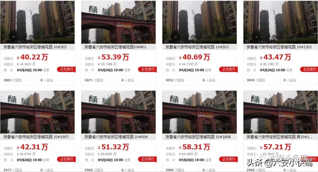 开发商资金链断了,六安房地产拍卖