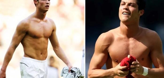 c罗17岁vs36岁的身体对比,c罗17年欧冠集锦